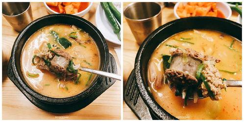 喝汤美食视频韩国产